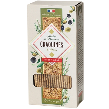 Crackers Herbs de provence & sorte oliven